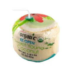 Organic EZ Open Sweet Young Coconuts